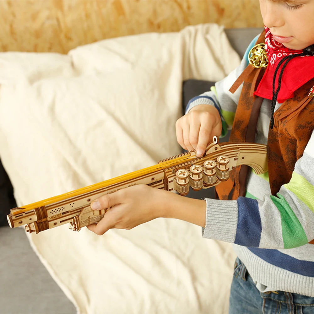 Robotime Gun Blocks Model Buliding Kit Toys Gift For Children Kids Boys Birthday Gift